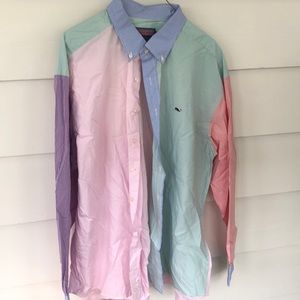 Multi Color Vineyard Vines Button Down